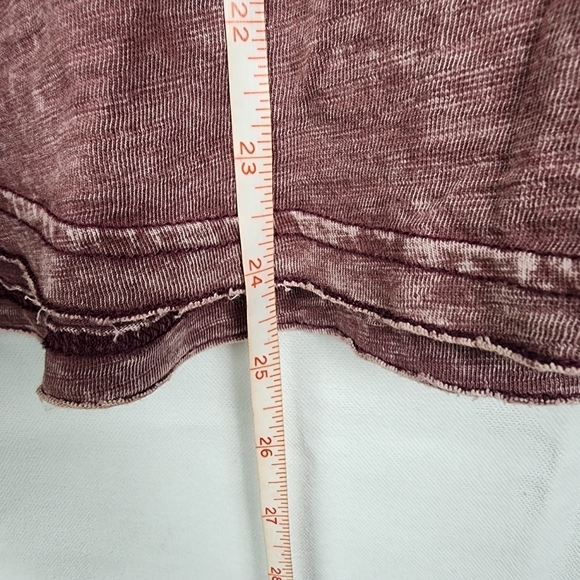 Soft Surroundings Lace Embroidered Sleeve Round Neck Top Size Medium Distressed - Picture 6 of 6